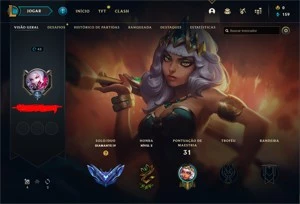 CONTA DE LOL DIAMANTE 4 - League of Legends