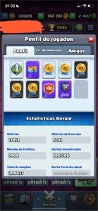 CONTA CLASH ROYALE NIVEL 14 - 26 CARTAS FULL - TODOS HERÓIS.