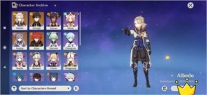 AR 43 4 personagem 5 star todos 4 estrela + bencao - Genshin Impact