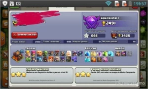 cv 10 rainha 25 rei 21 vendo barato - Clash of Clans