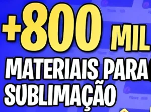 Oportunidade Imperdível! 800 Mil Artes para Sublimação