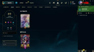 Conta de LoL - LVL 271 - 89 SKINS - League of Legends