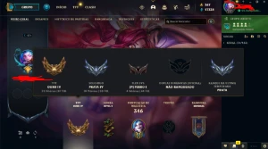 Conta de LoL - LVL 271 - 89 SKINS - League of Legends