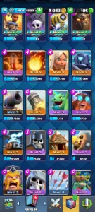 Conta Clash Royale 5005 Troféus - Ligas Liberadas