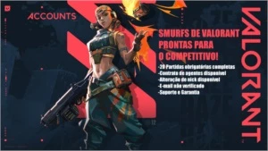 Conta Smurf De Valorant, prontas para o competitivo