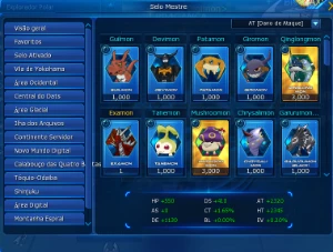 Conta LADMO no Servidor Omegamon 3 Sss+ - Digimon Masters Online