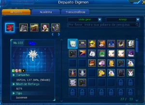 Conta LADMO no Servidor Omegamon 3 Sss+ - Digimon Masters Online