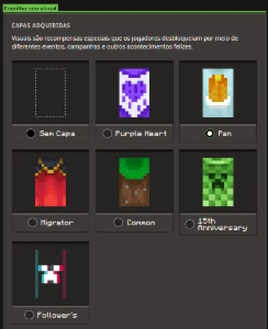 Conta De Minecraft Full Acesso Com Brindes Cosmeticos Pagos