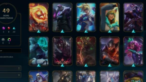 Conta com Aatrox prestígio 2.0  e Annieversário - League of Legends LOL