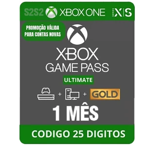 Xbox Game Pass Ultimate RENOVAÇÃO 1 Mês - Assinaturas e Premium