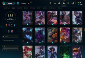 Bronze 2 com 140 Champs e 135 Skins ( MAIN ADC ) - League of Legends LOL