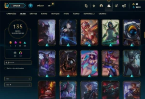 Bronze 2 com 140 Champs e 135 Skins ( MAIN ADC ) - League of Legends LOL