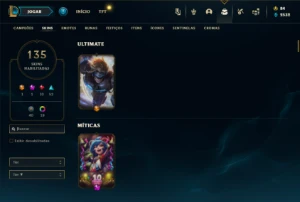 Bronze 2 com 140 Champs e 135 Skins ( MAIN ADC ) - League of Legends LOL
