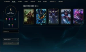 Conta de LOL Prata 3 / 24 Champs / 5 Skins/ 7 Chaves - League of Legends