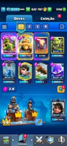Clash Royale, Nível 47+, Arena 26, 10700 troféus