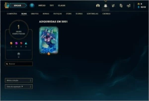 Conta Platina Com DJ SONA - League of Legends LOL