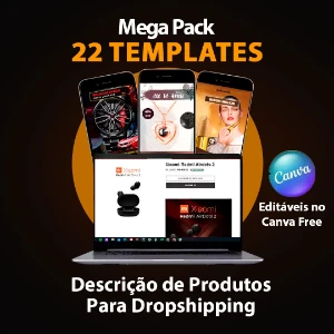 Mega Pack 22 Templates Descrição De Produtos De Dropshipping - Outros