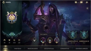 ESMERALDA III WIN RATE 62,4% + 17 SKINS + 42 CAMPEÕES - League of Legends: Wild Rift LOL WR