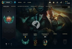 Conta Platina 4 - Smurf LOL (league of legends) ELOMOON