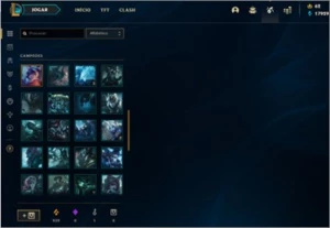 Conta Lol Todos Champs + Eternos + 18k EA - League of Legends