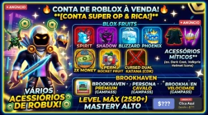 Conta De Roblox Com Game Pass E Skins