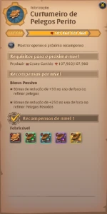 ALT de Refino de Couro 1-3M Lucro a Cada Rotação - Albion Online