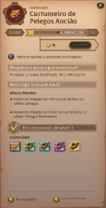ALT de Refino de Couro 1-3M Lucro a Cada Rotação - Albion Online