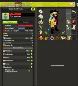 Conta Cra lv190 SERVIDOR PANDAWÔ dofus touch sem registro