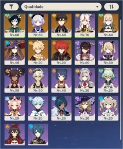Genshin Impact  Venti, Zhongli, Diluc, Mona, Jean, Qiqi AR41