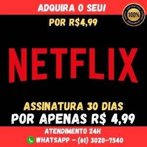 Netflix 4K Premium 30 Dias - Assinaturas e Premium