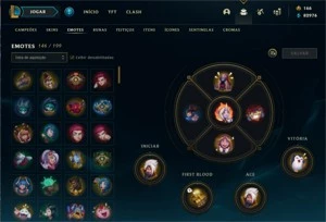 Conta de Lol com mais de 640 skins - League of Legends