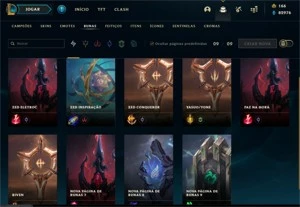 Conta de Lol com mais de 640 skins - League of Legends