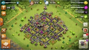 Clash of clans cv8 semi full Baratinha!!!!