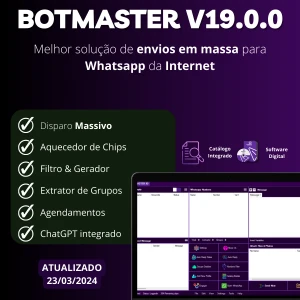 BotMasterDisparador Massivo para Wh4ts4pp 2024 - Softwares e Licenças