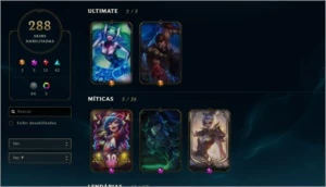 CONTA GOLD 4 - MUITAS SKINS - PREÇO DE VENDA - League of Legends LOL