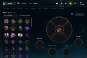 Conta platina 2 com 27 Champs e 5 skins + 1 Prestigio - League of Legends LOL