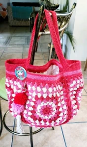 Bolsa Estilo Boho em Crochê