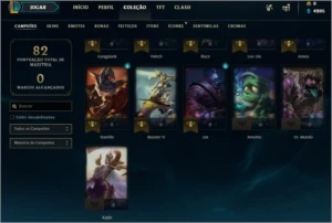 CONTA LOL - SMURF - COM 2 SKINS ULTIMATES E MAIS 19 SKINS - League of Legends