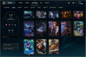 CONTA LOL - SMURF - COM 2 SKINS ULTIMATES E MAIS 19 SKINS - League of Legends
