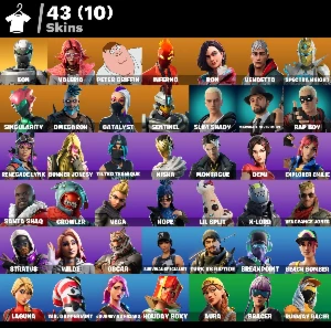 Conta Fortnite Skins Raras + Epic Games Como Varios Jogos