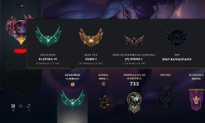CONTA RIOT 2012 LVL 503  (MMR ALTO) - League of Legends LOL