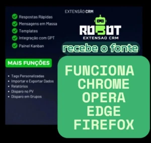 Botzo,CRM Robotz , Extensão - Com licenca 1 dominio seu - Outros