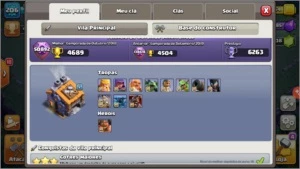 Cv13 Quase full + 11 mil Gemas ! - Clash of Clans