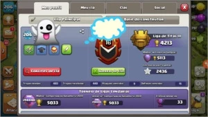 Cv13 Quase full + 11 mil Gemas ! - Clash of Clans
