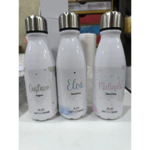Garrafa 500 ml Personalizada para Casamento - Artesanato e Personalizados