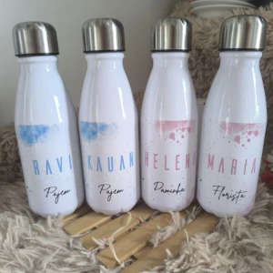 Garrafa 500 ml Personalizada para Casamento - Artesanato e Personalizados