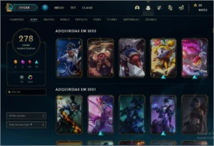 Conta LOL de 2014 Diamante 3 46K de Essencia e all champs - League of Legends