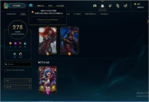 Conta LOL de 2014 Diamante 3 46K de Essencia e all champs - League of Legends