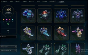 Conta LOL de 2014 Diamante 3 46K de Essencia e all champs - League of Legends