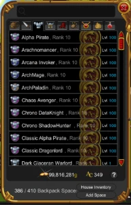 Conta AQW 17 anos - 154 Badges - 3013 Itens - Adventure Quest World